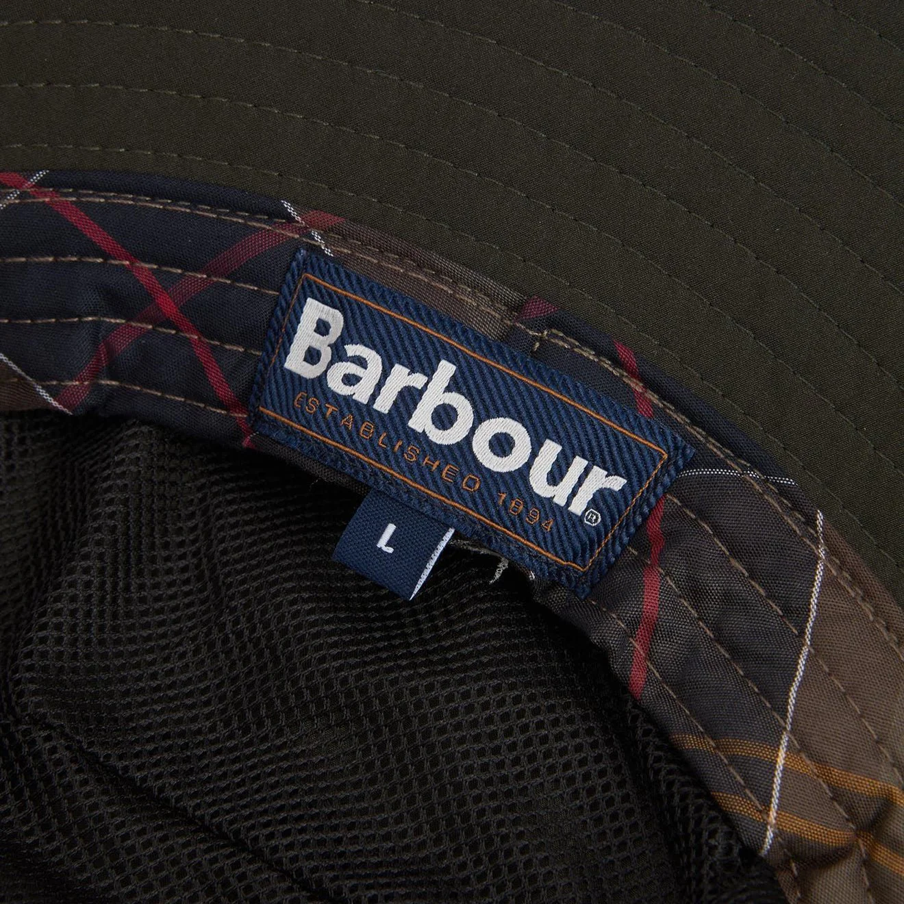 Barbour Hartley Bucket Hat Sage - Image 4