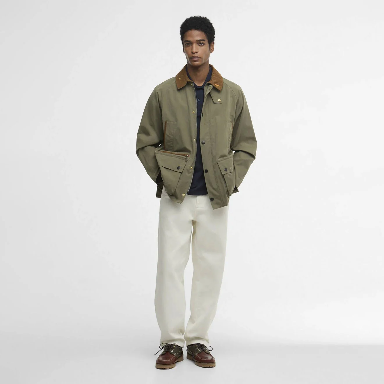 Barbour Icons Bedale Casual Jacket Fern - Image 4