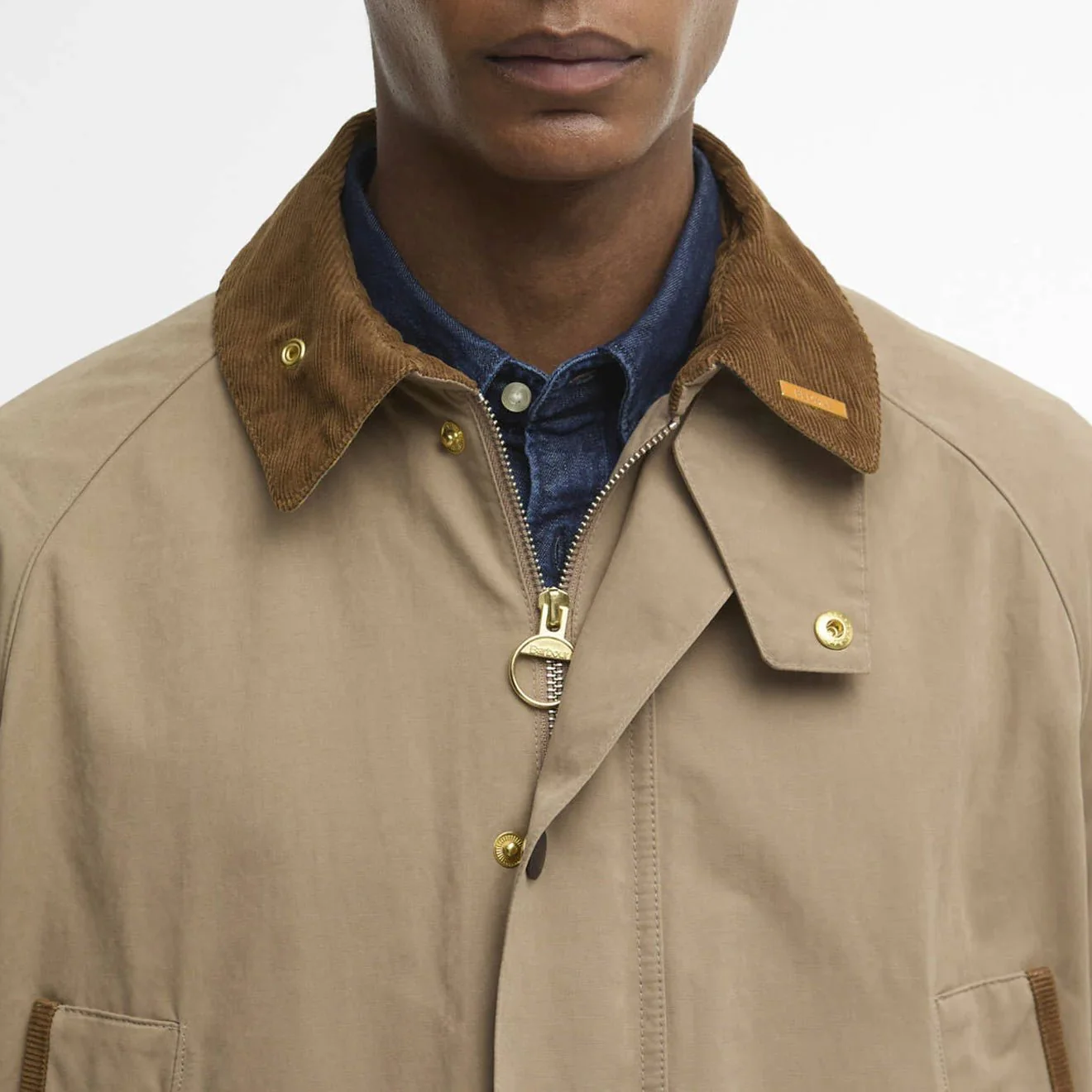 Barbour Icons Bedale Casual Jacket Military Brown - Image 6