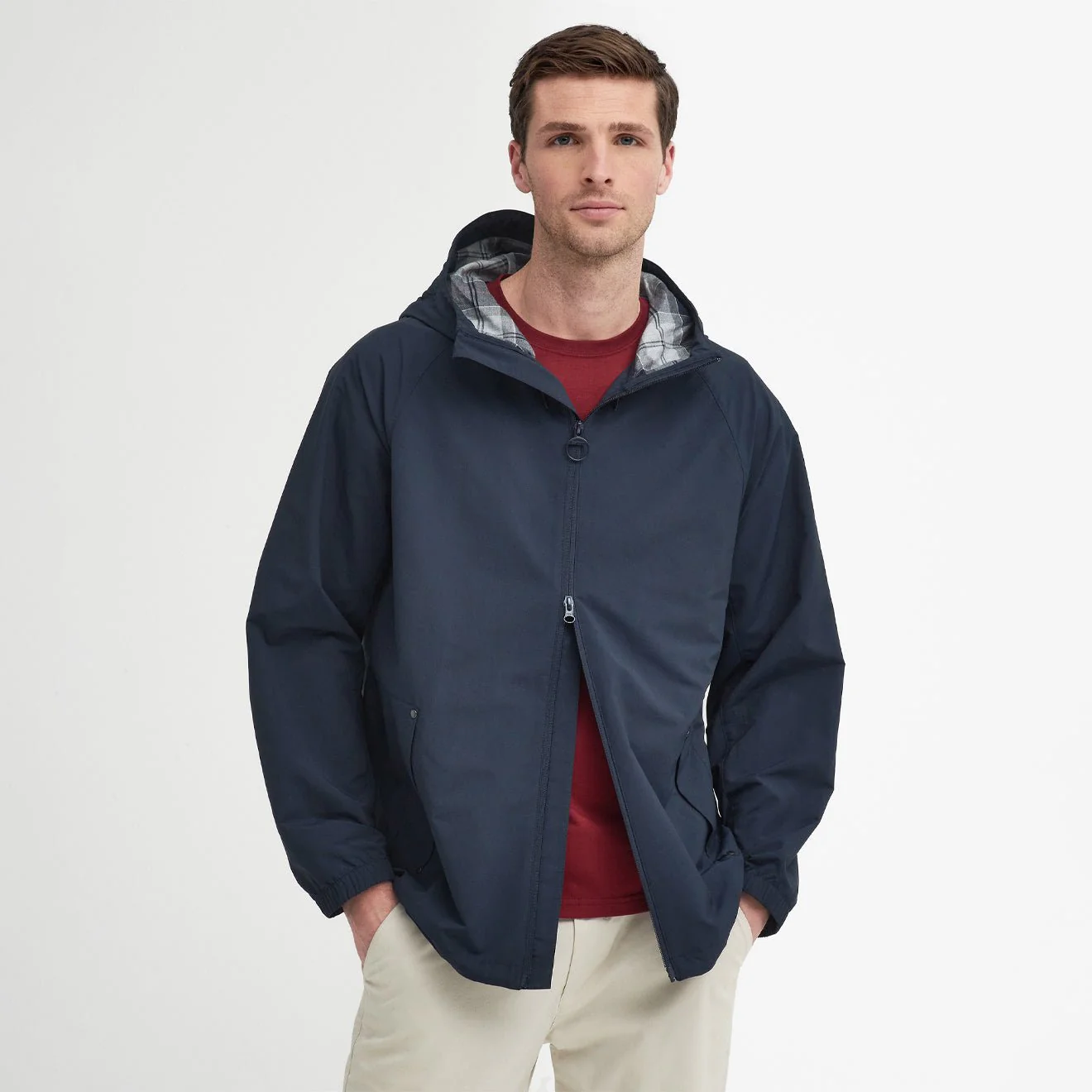 Barbour Kirkhill Showerproof Jacket Navy - Image 2