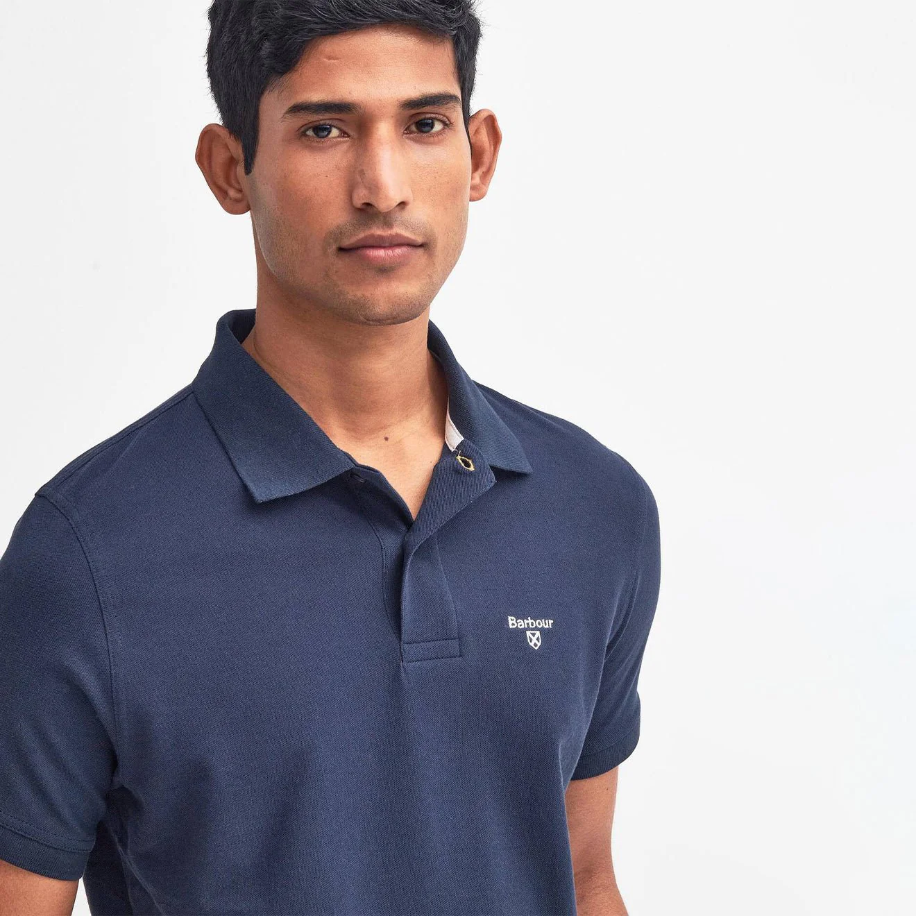 Barbour Lightweight Sports S/S Polo Shirt New Navy - Image 4
