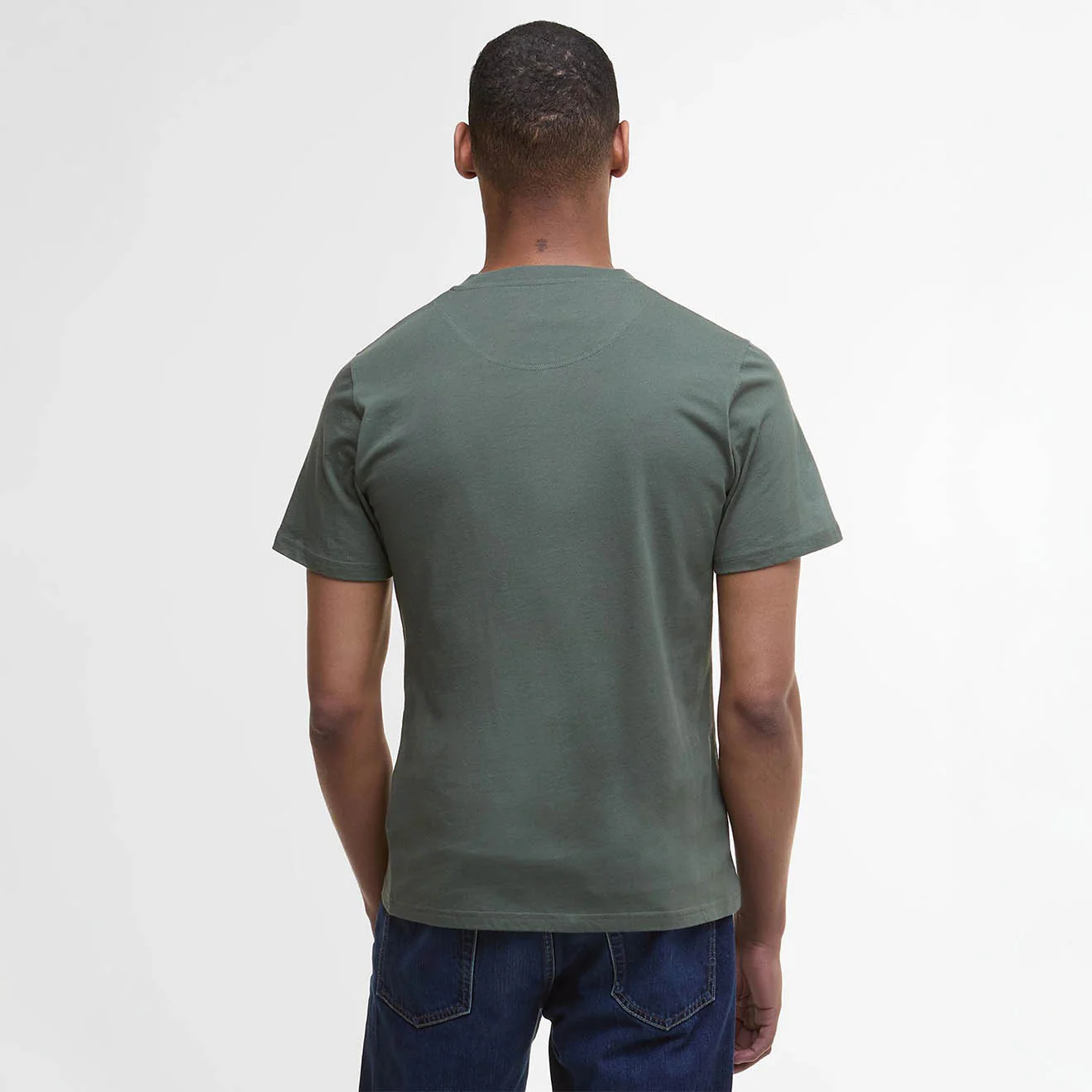Barbour Logo T-Shirt Thyme - Image 5