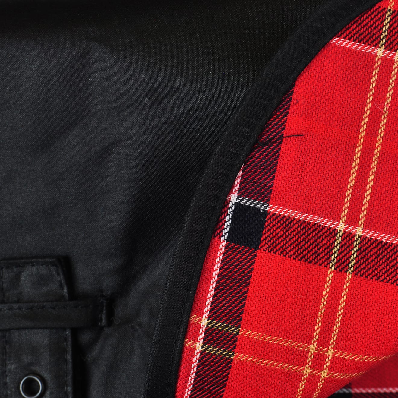 Barbour Matt Wax Dog Coat Black - Image 2
