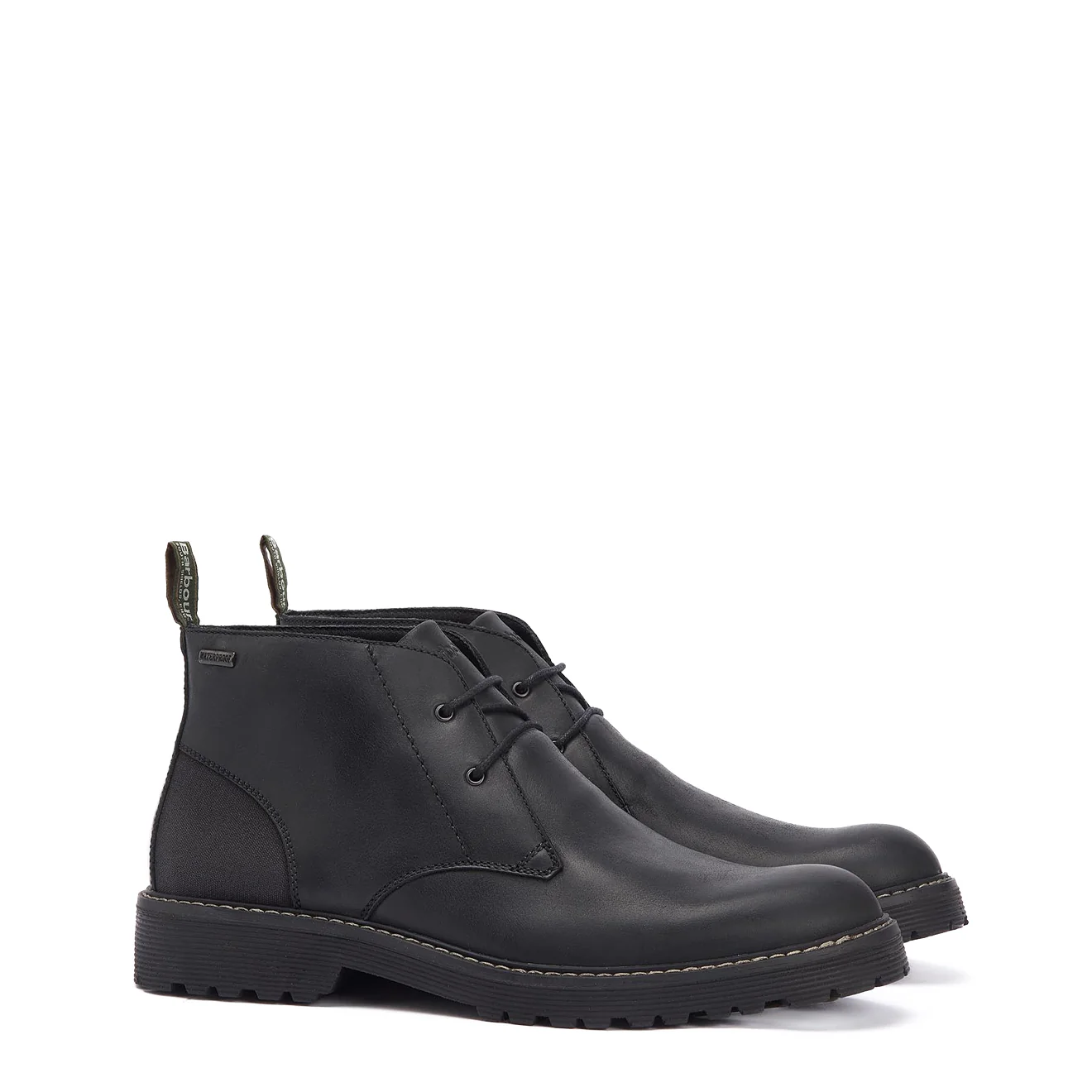 Barbour Maxwell Chukka Boots Black - Image 2