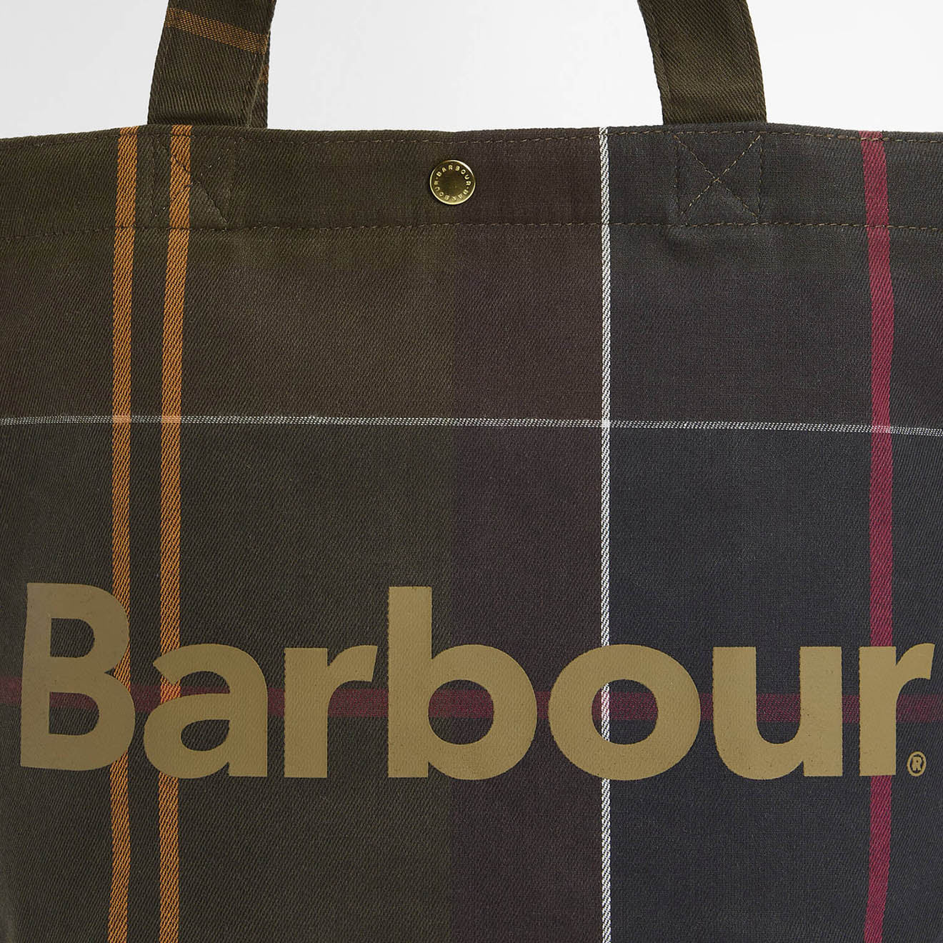 Barbour Mini Telfield Tartan Tote Classic Tartan - Image 4
