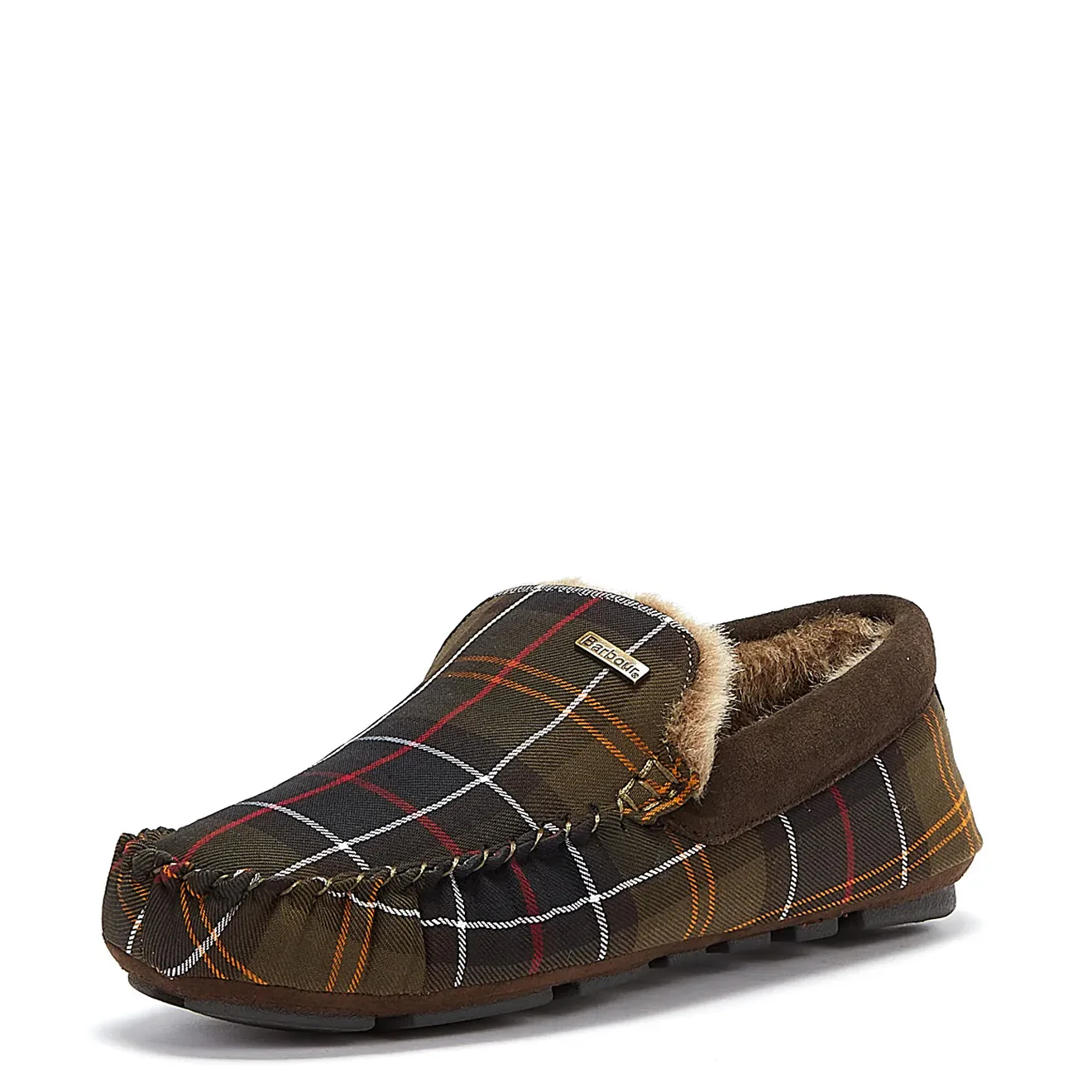 Barbour Monty Slippers Recycled Classic Tartan - Image 2