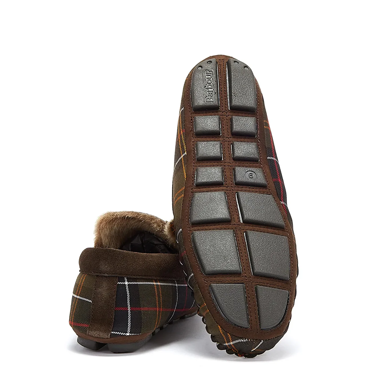 Barbour Monty Slippers Recycled Classic Tartan - Image 4