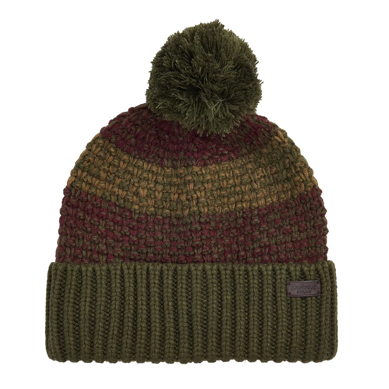 Barbour Morar Beanie Hat Ivy Green