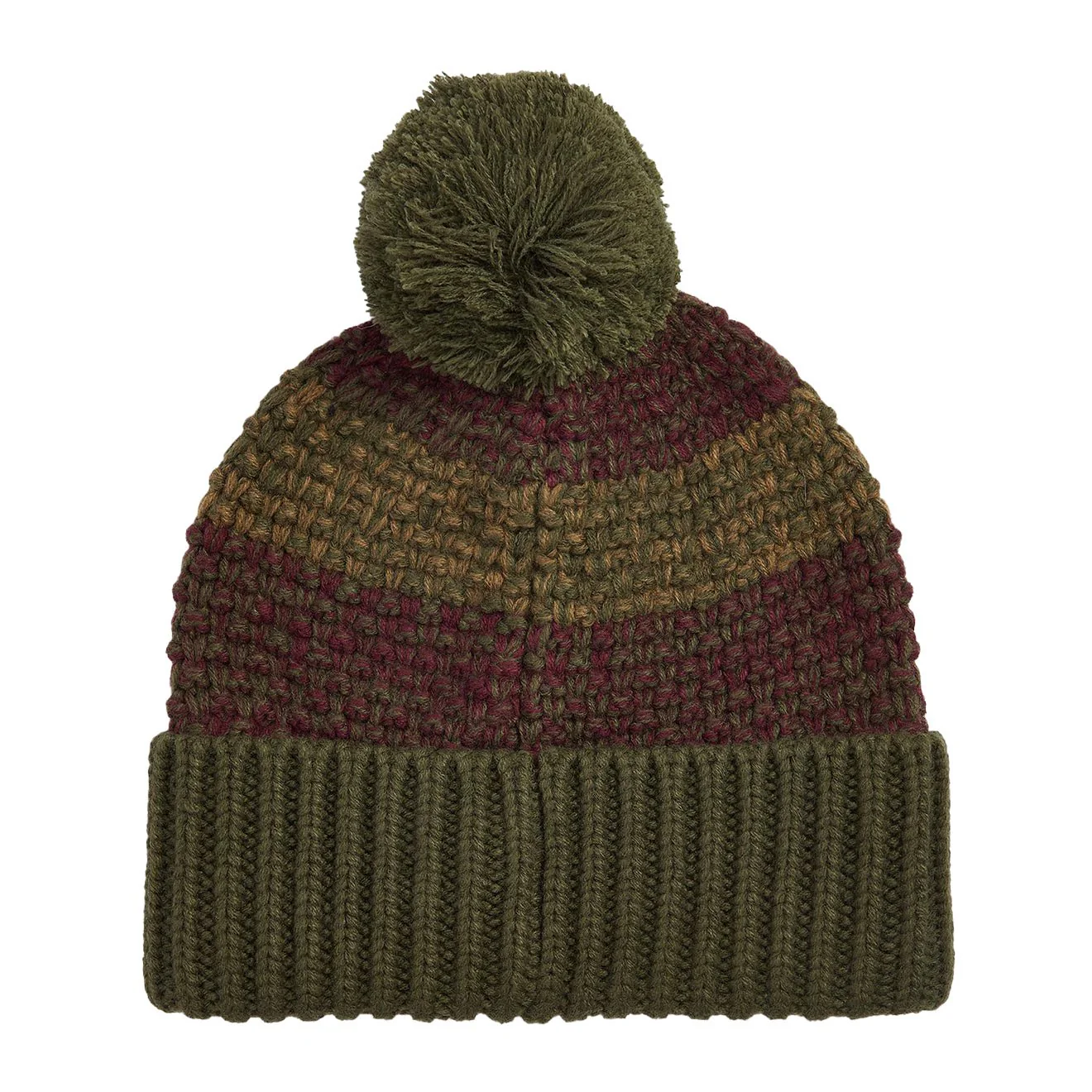 Barbour Morar Beanie Hat Ivy Green - Image 2