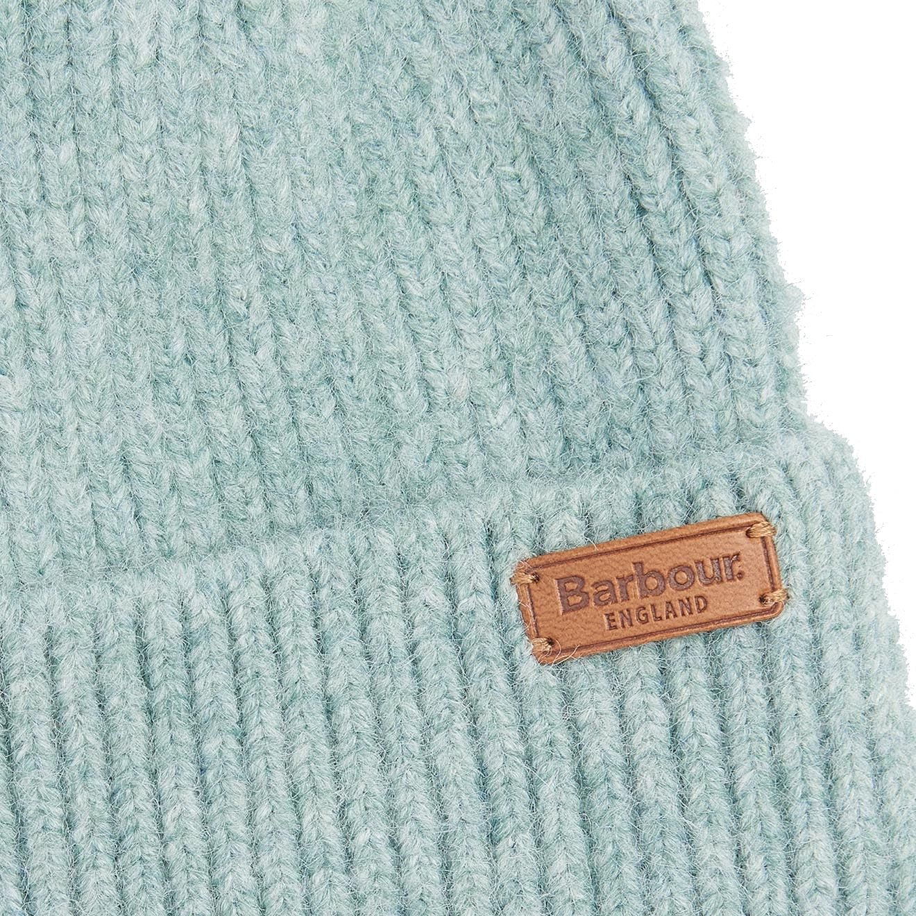 Barbour Pendle Beanie Hat Soft Mint - Image 2