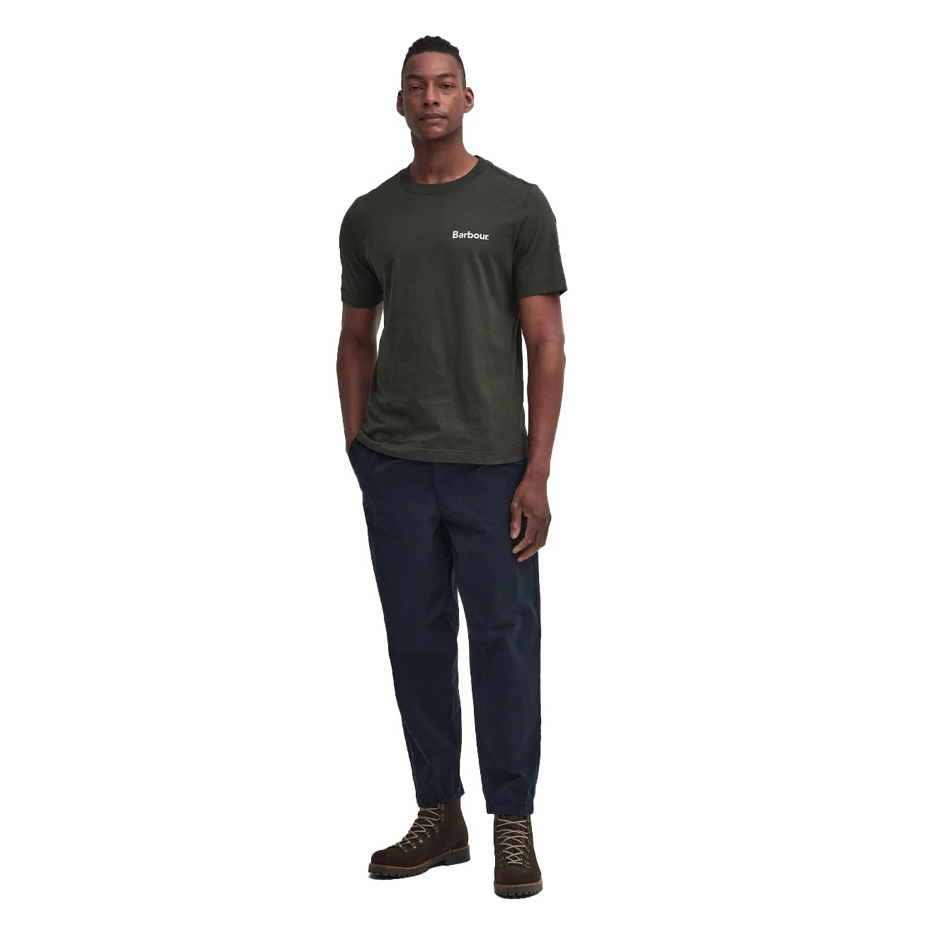 Barbour Pitbright Relaxed T-Shirt Sage - Image 3