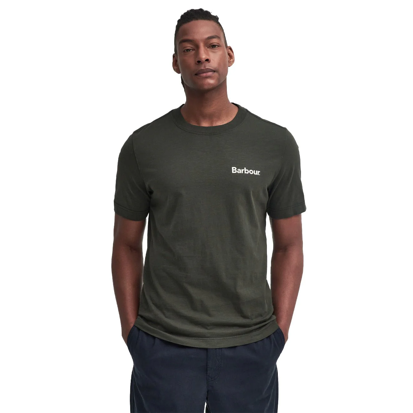 Barbour Pitbright Relaxed T-Shirt Sage - Image 4