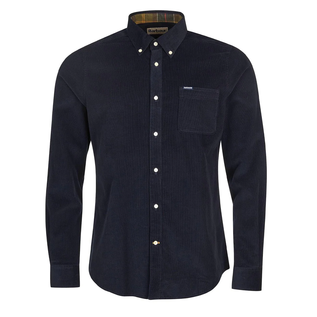 Barbour Ramsey Tailored Checked Shirt Navy