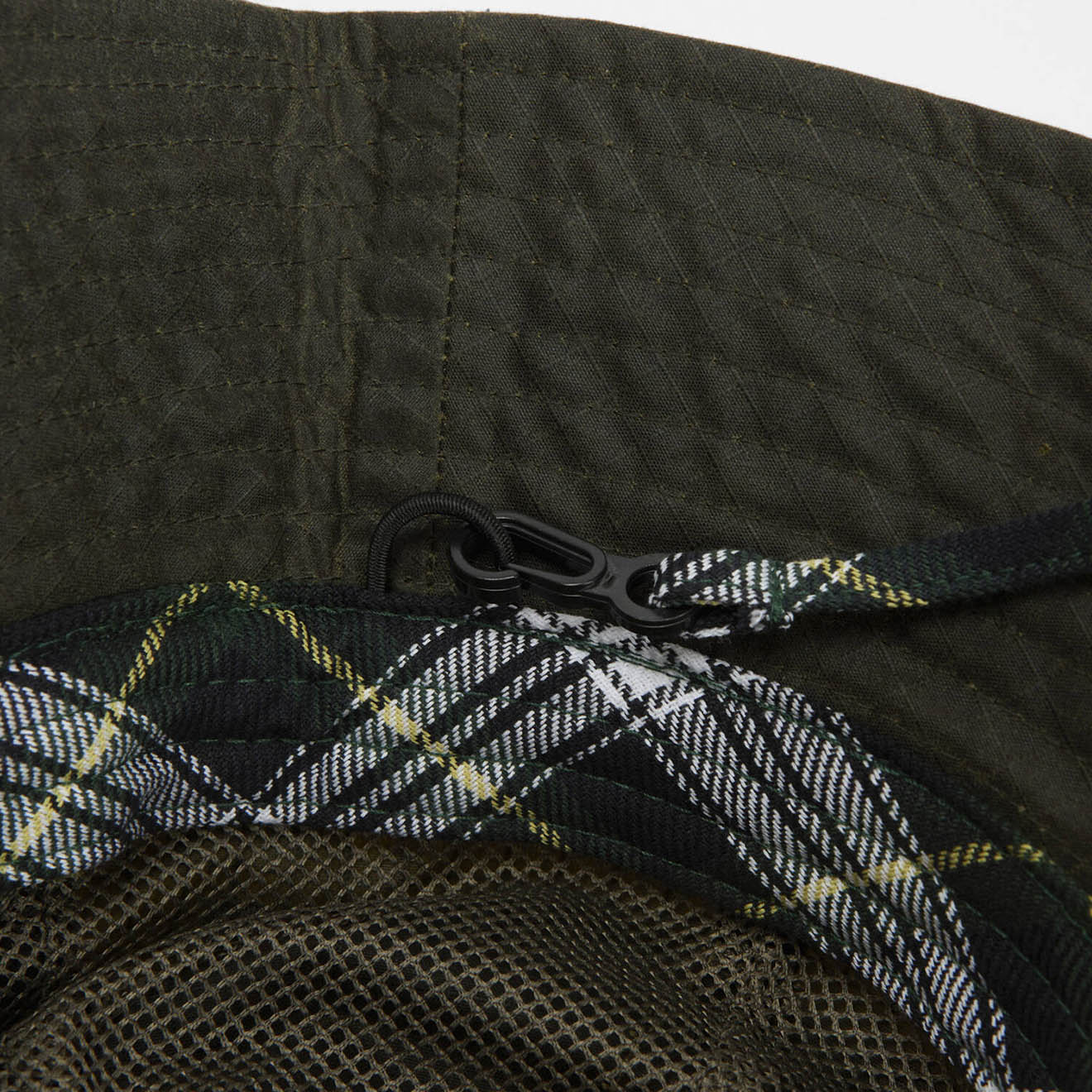 Barbour Spectator 6 Panel Bucket Hat Green - Image 4
