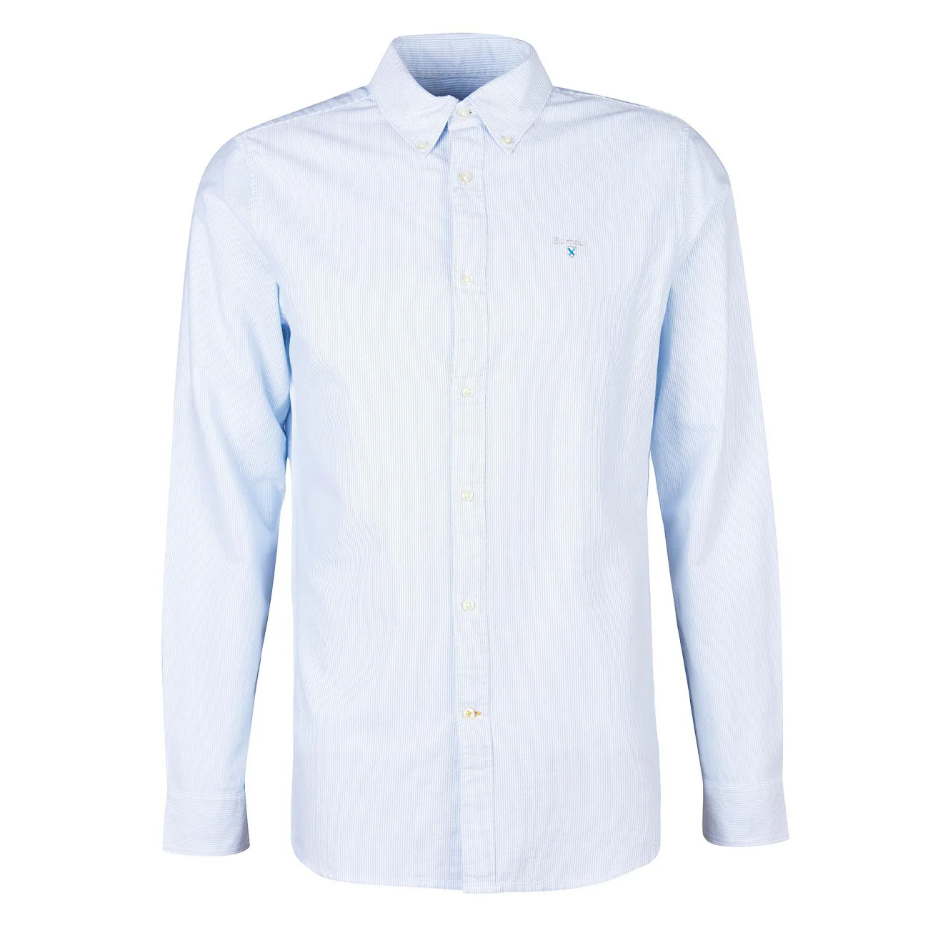 Barbour Striped Oxford Tailored Shirt Sky Blue