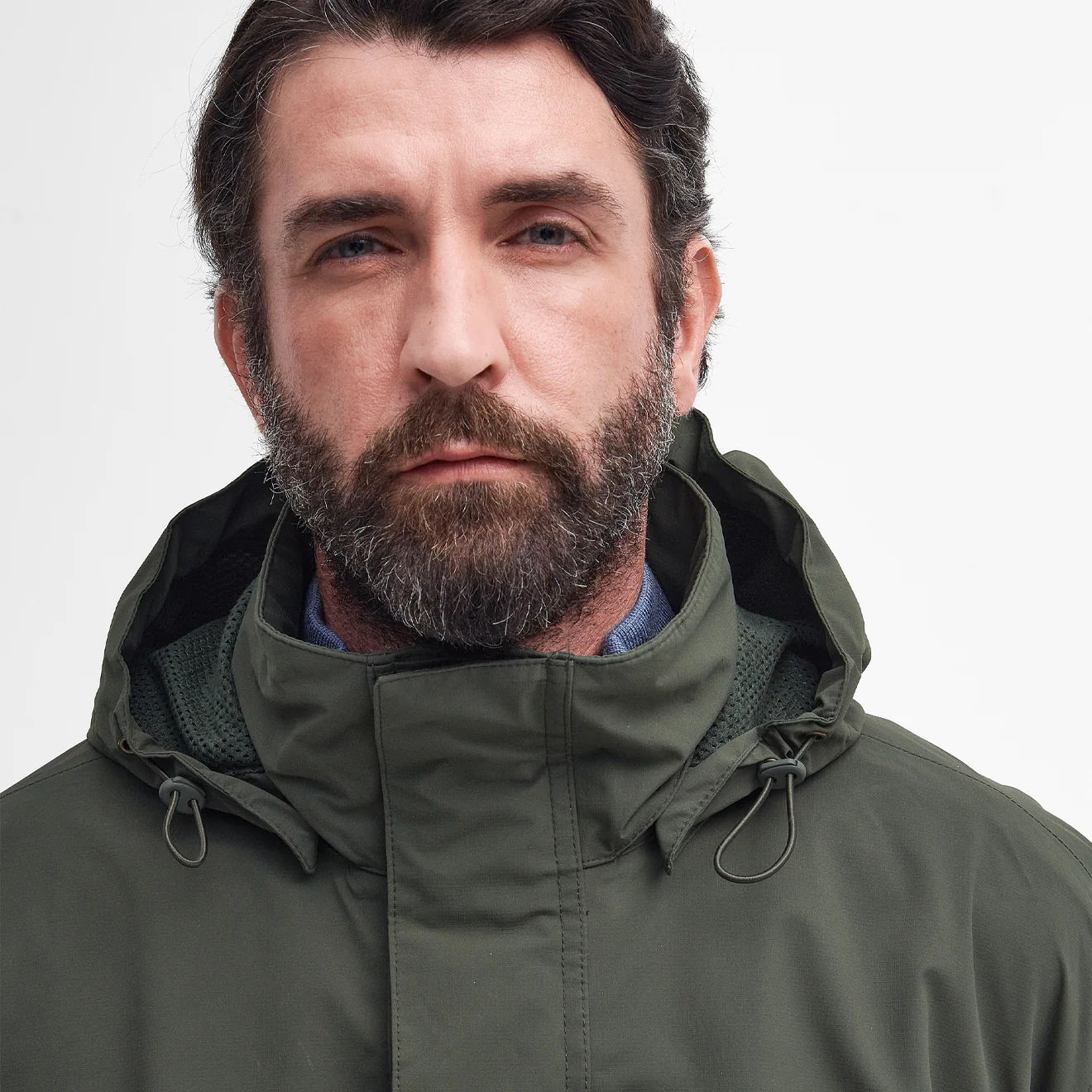 Barbour Swinton Waterproof Jacket Olive - Image 5