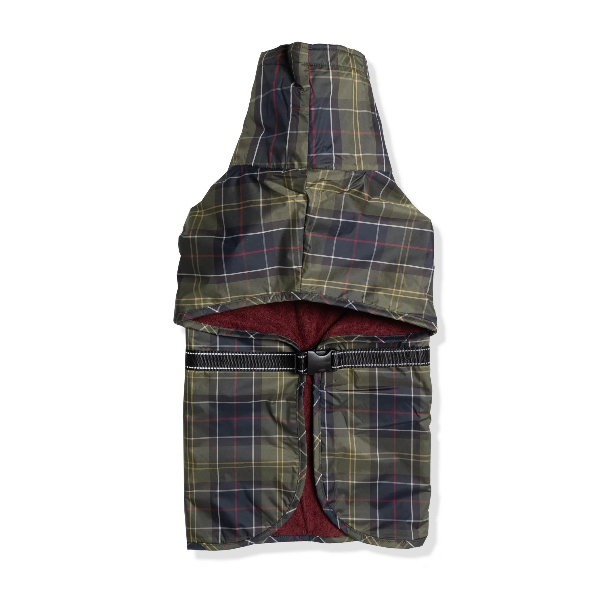 Barbour Tartan Dog Drying Robe Classic Tartan - Image 2
