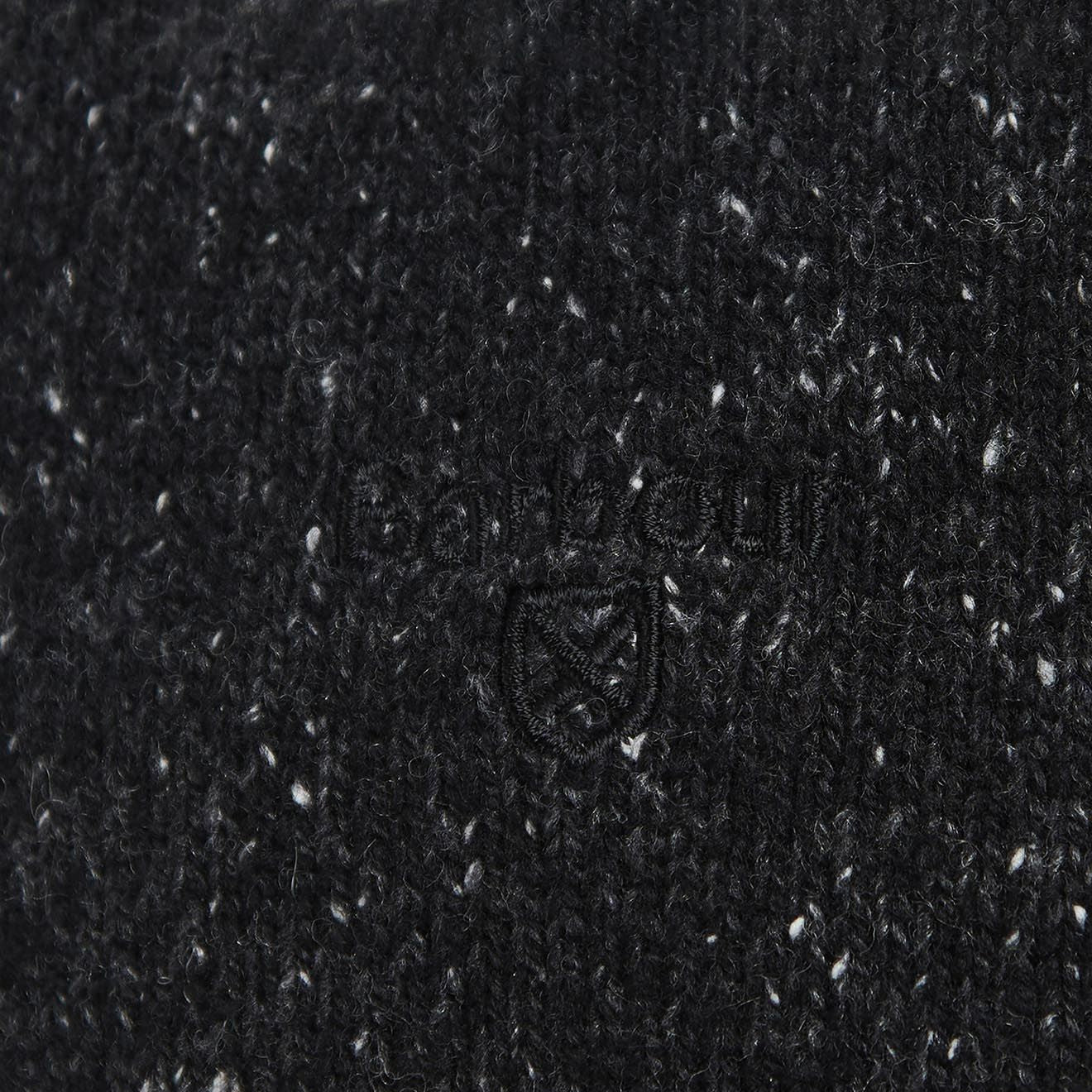 Barbour Tisbury Half Zip Sweater Black - Image 2