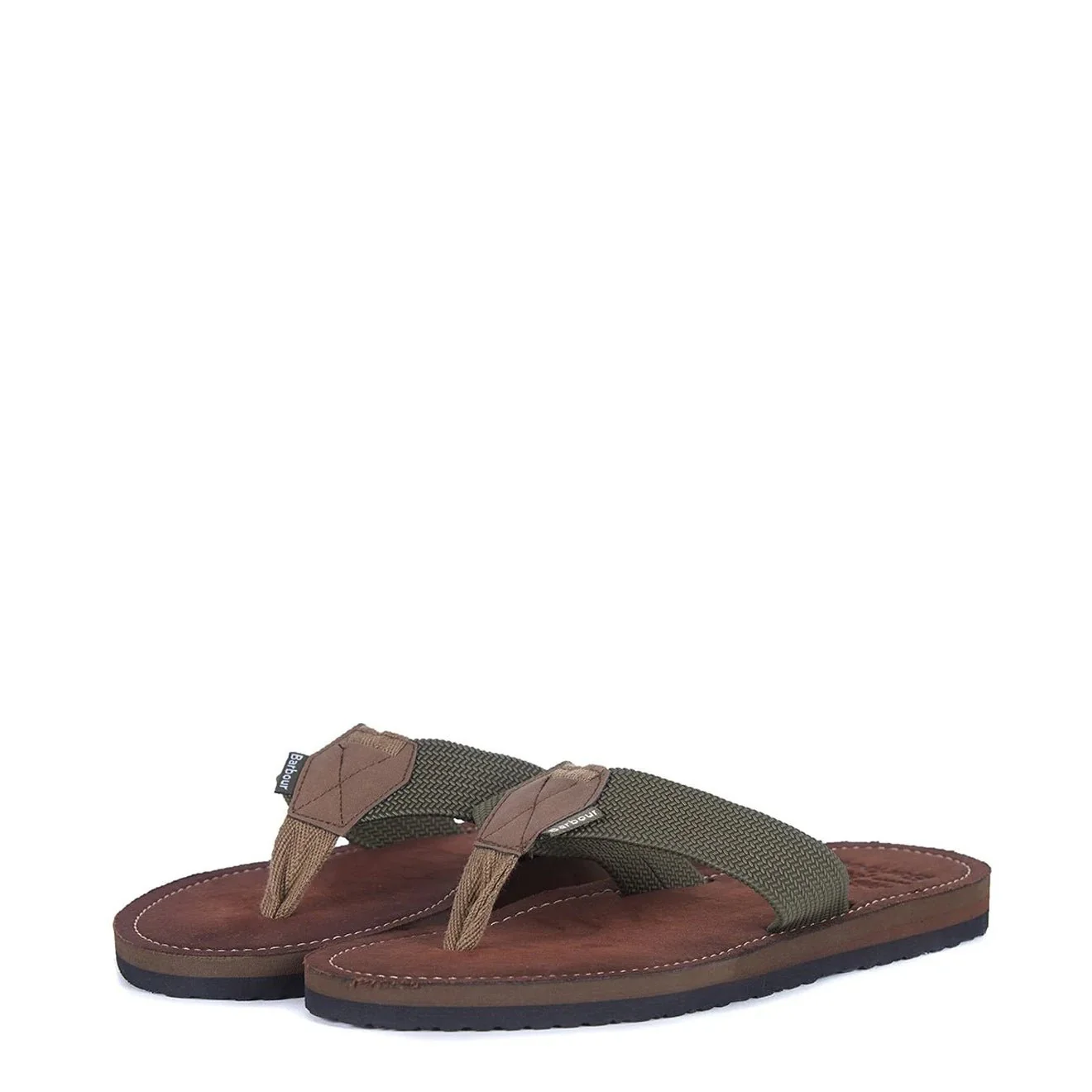 Barbour Toeman Beach Sandal Olive - Image 2