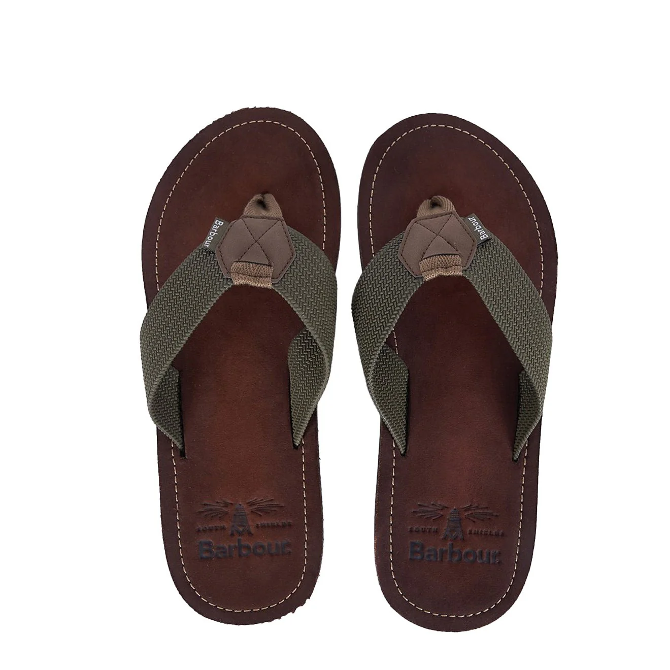 Barbour Toeman Beach Sandal Olive - Image 3