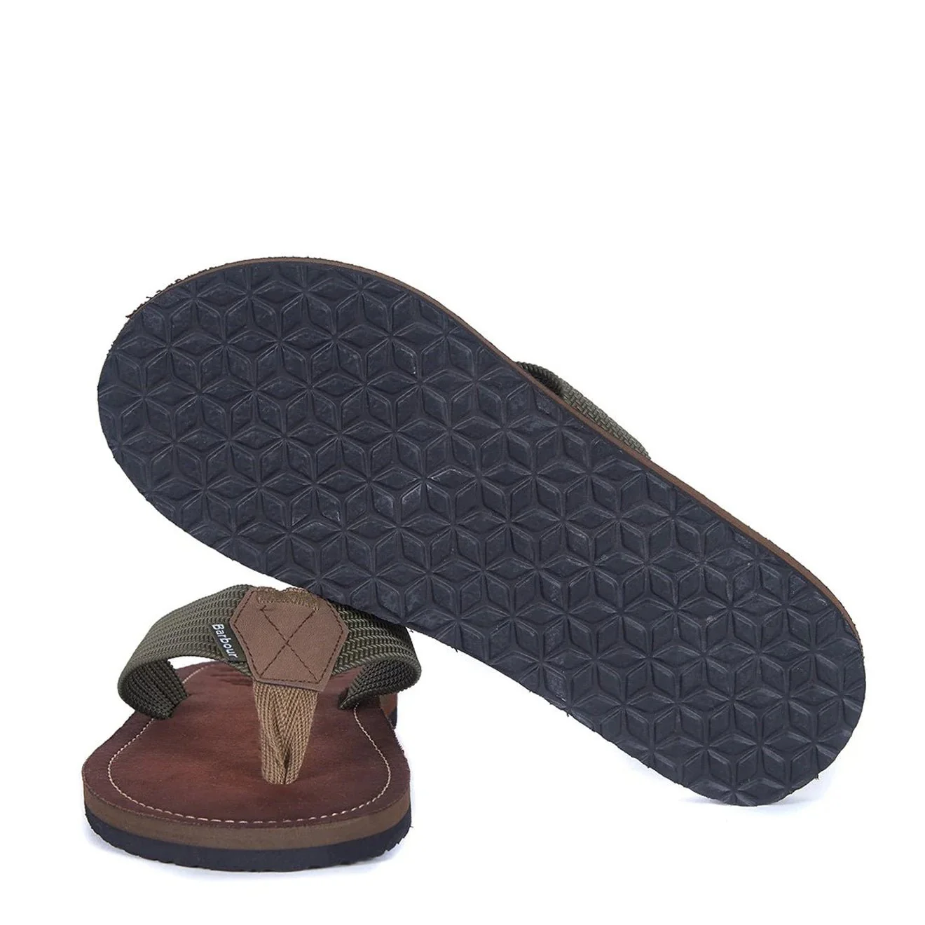 Barbour Toeman Beach Sandal Olive - Image 4