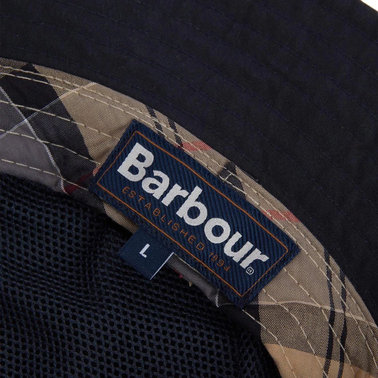Barbour Transport Bucket Hat Navy - Image 4