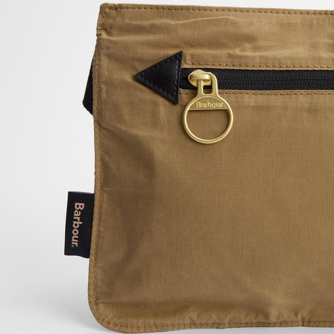 Barbour Transport Sacoche Crossbody Bag Golden Khaki - Image 5