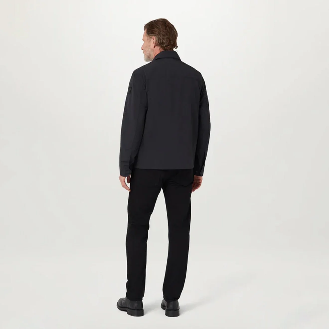 Belstaff Cover Overshirt Black - Image 3