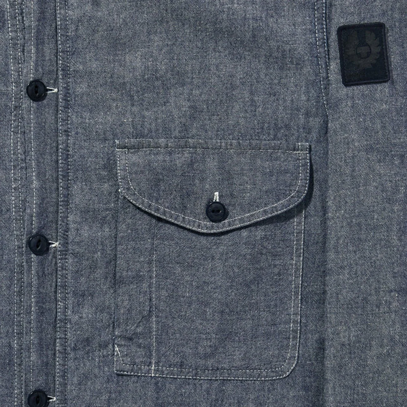Belstaff CS60 Overshirt Chambray - Image 3