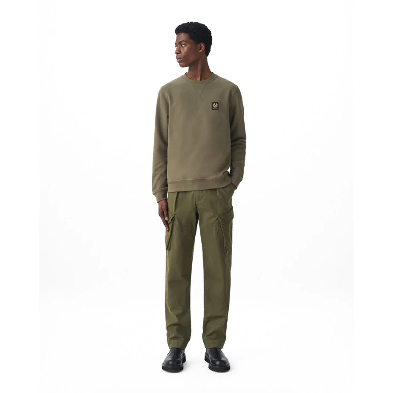 Belstaff Sweatshirt True Olive - Image 2