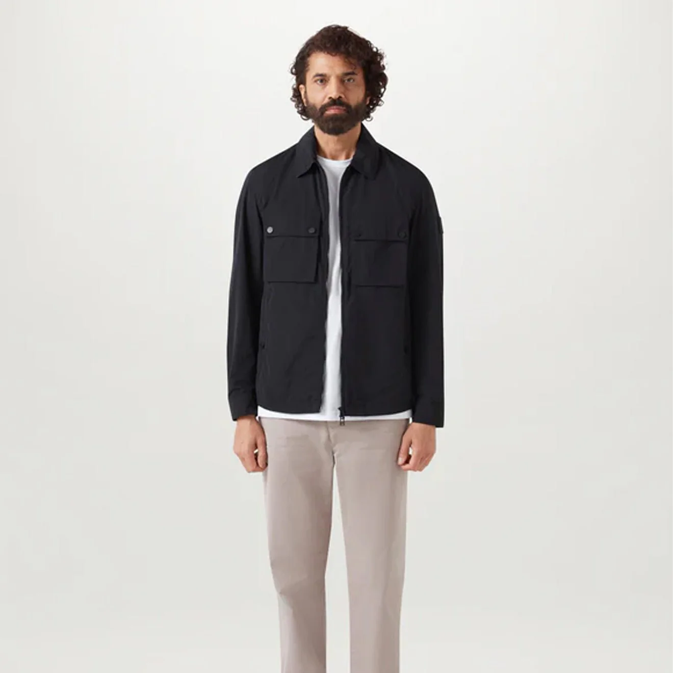 Belstaff Tourer Overshirt Black - Image 4