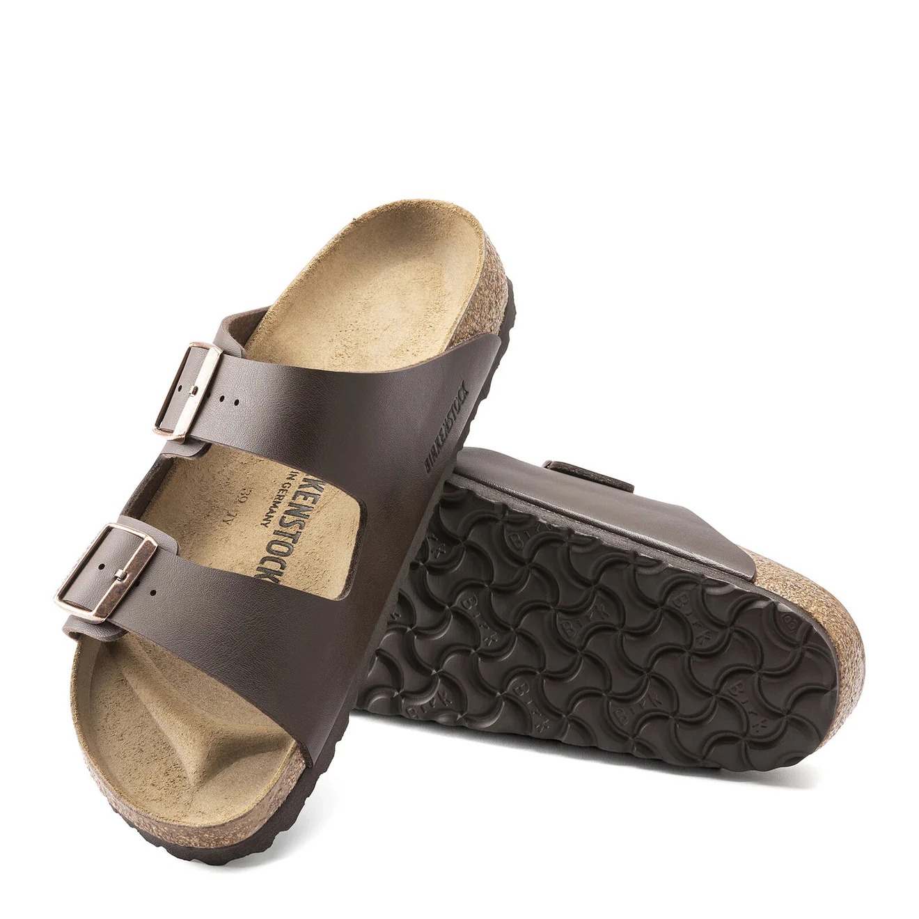 Birkenstock Arizona BF Reg Sandal Dark Brown - Image 3