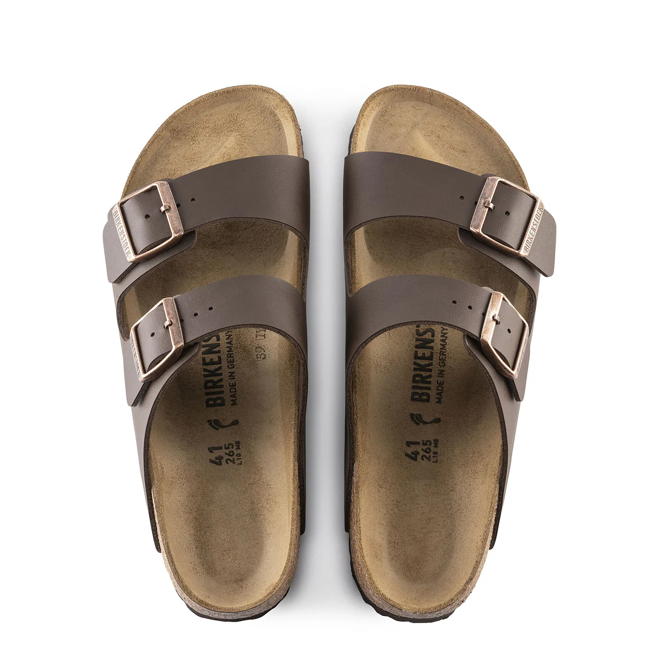 Birkenstock Arizona BF Reg Sandal Dark Brown - Image 4