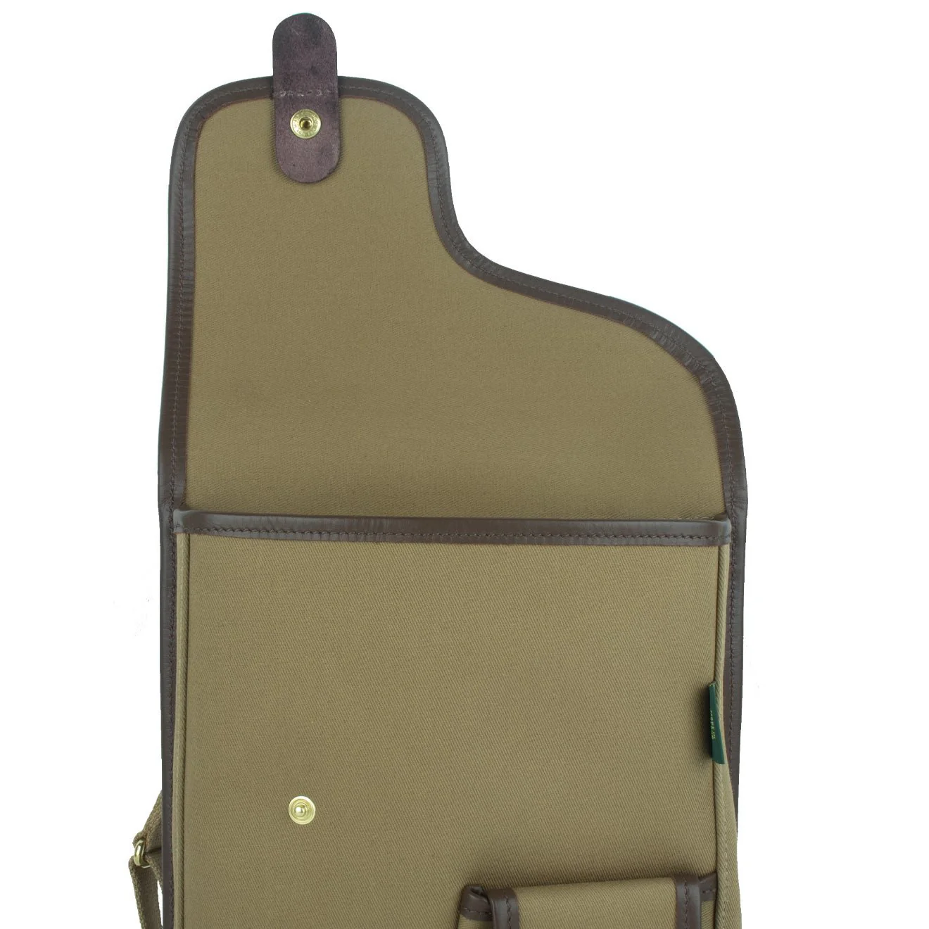 Brady Dyce Messenger Bag Khaki / French Tan - Image 2