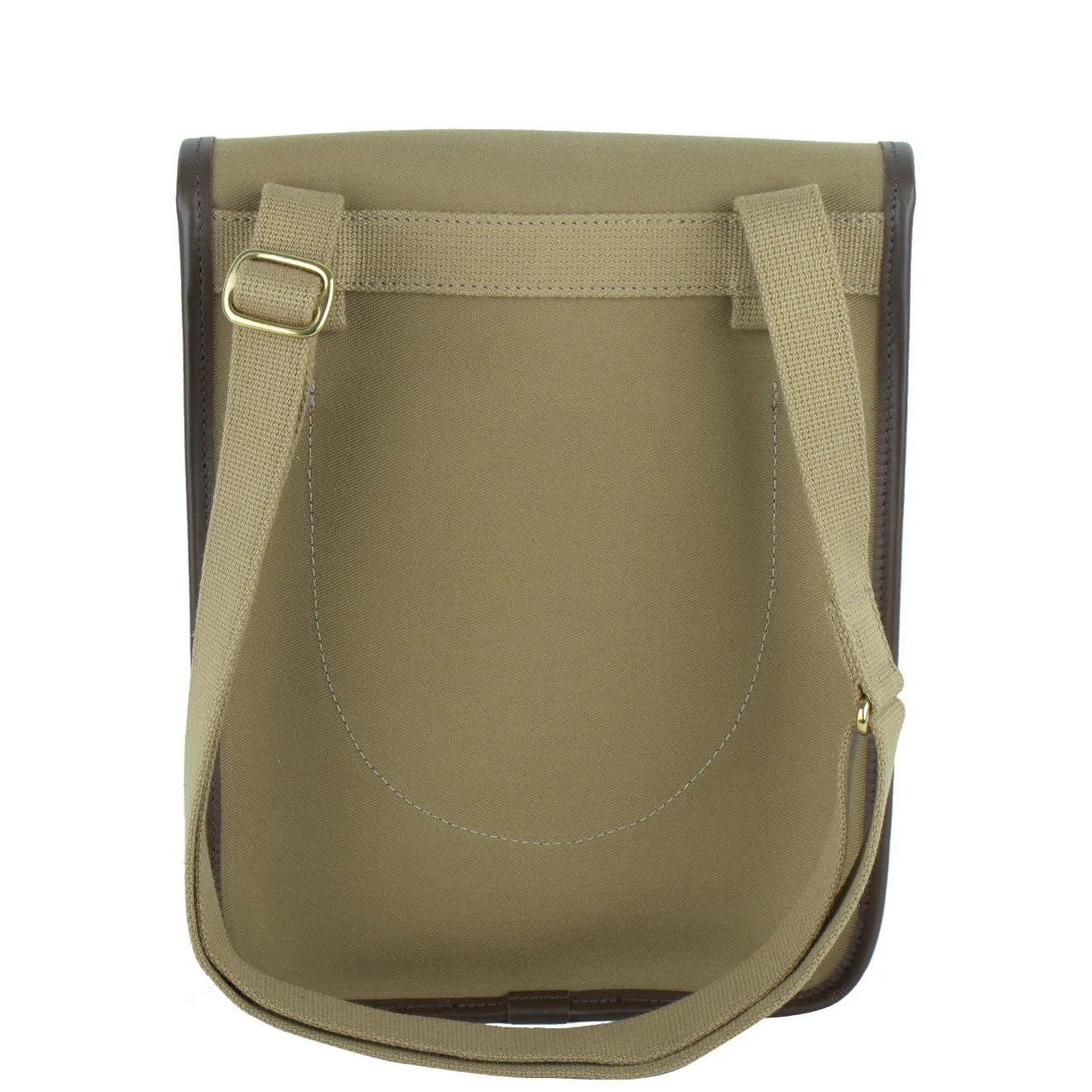 Brady Dyce Messenger Bag Khaki / French Tan - Image 6