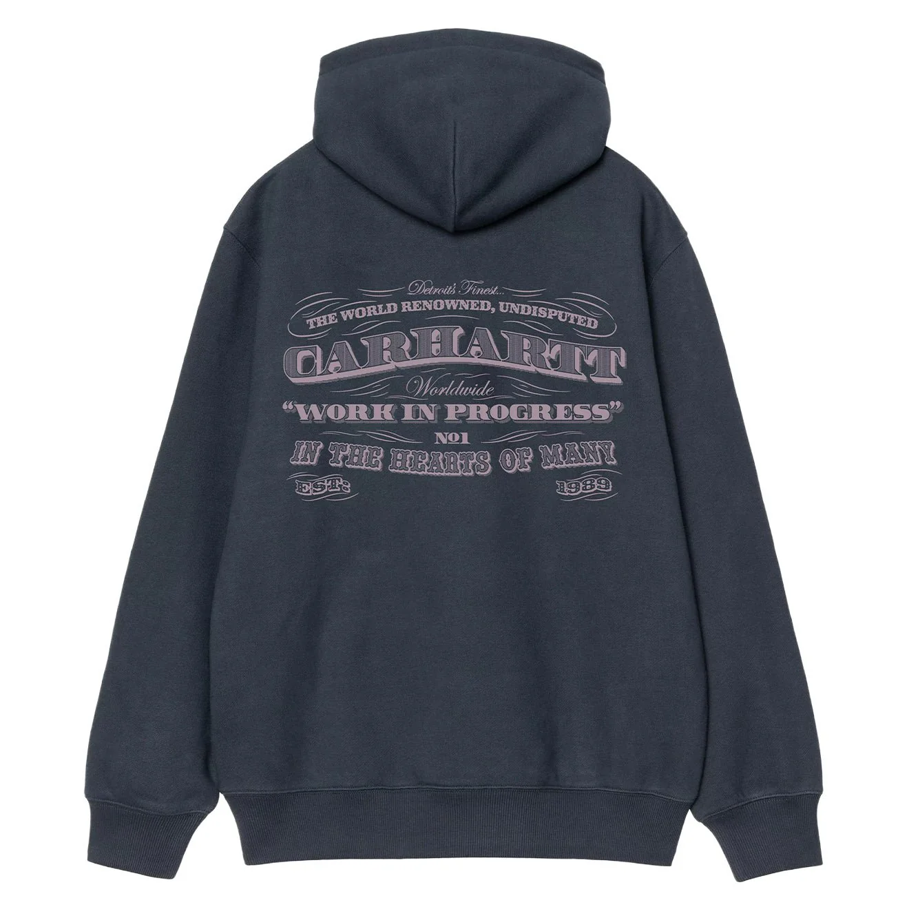 Carhartt WIP Hooded 3 One 3 Sweat Deep Night - Image 2