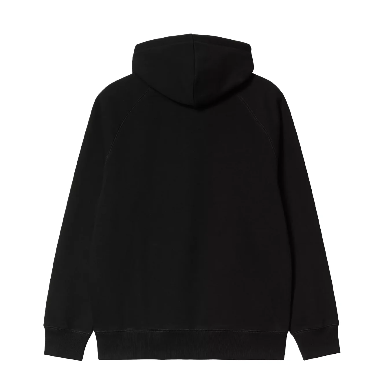 Carhartt WIP Hooded Chase Sweatshirt Black / Gold - Image 2