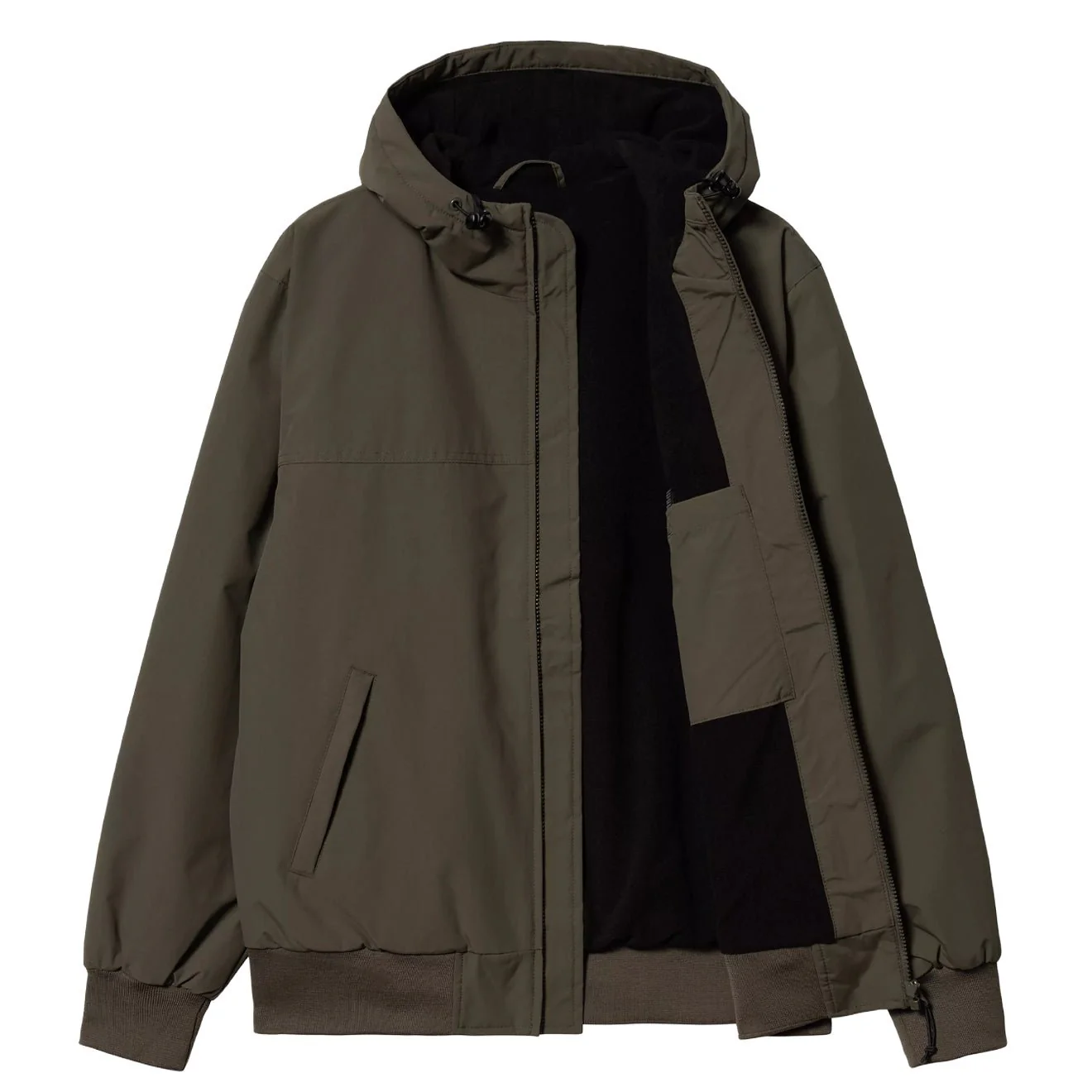 Carhartt WIP Hooded Sail Jacket Cypress / Black - Image 3