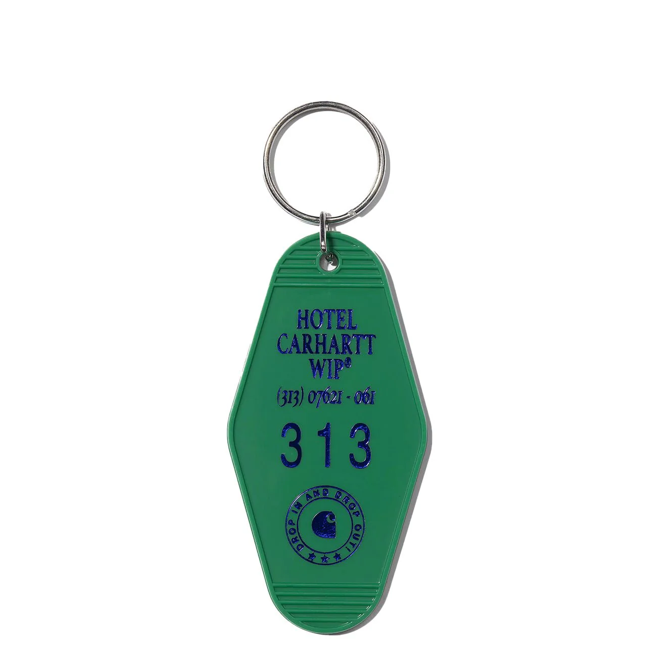 Carhartt WIP Hotel Keys Keychain Aspen Green / Aura - Image 2