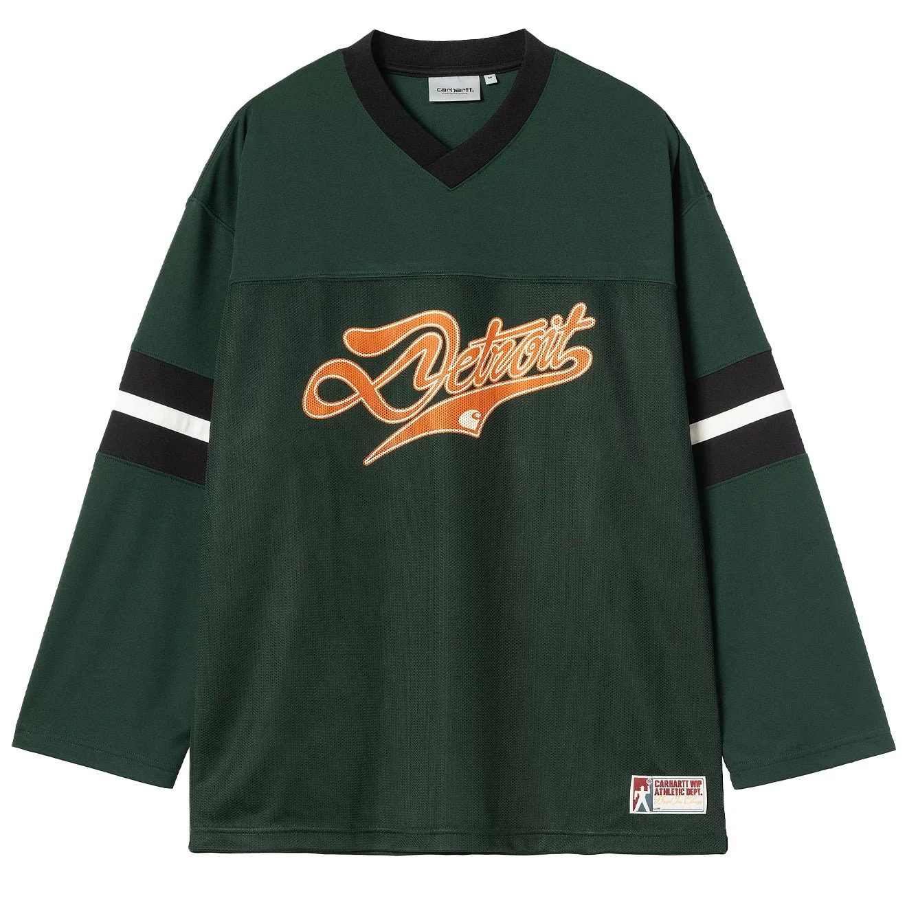 Carhartt WIP L/S Detroit Mesh T-Shirt Conifer / Black / Wax