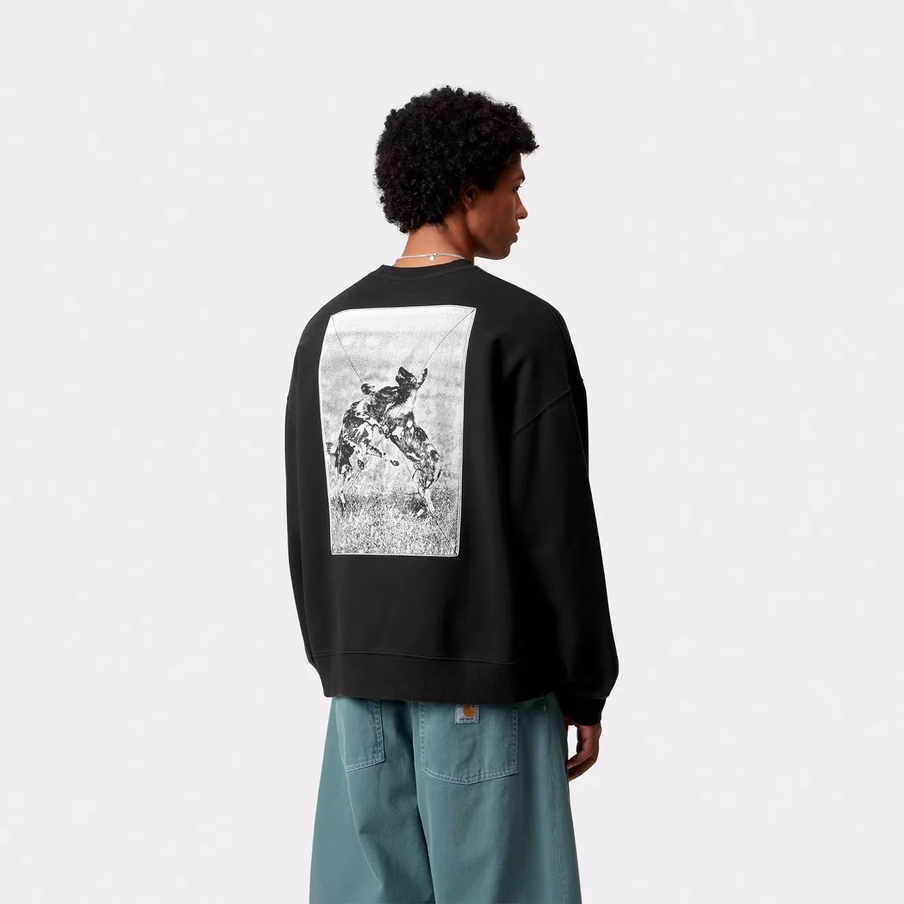 Carhartt WIP No Play Sweat Black - Image 4
