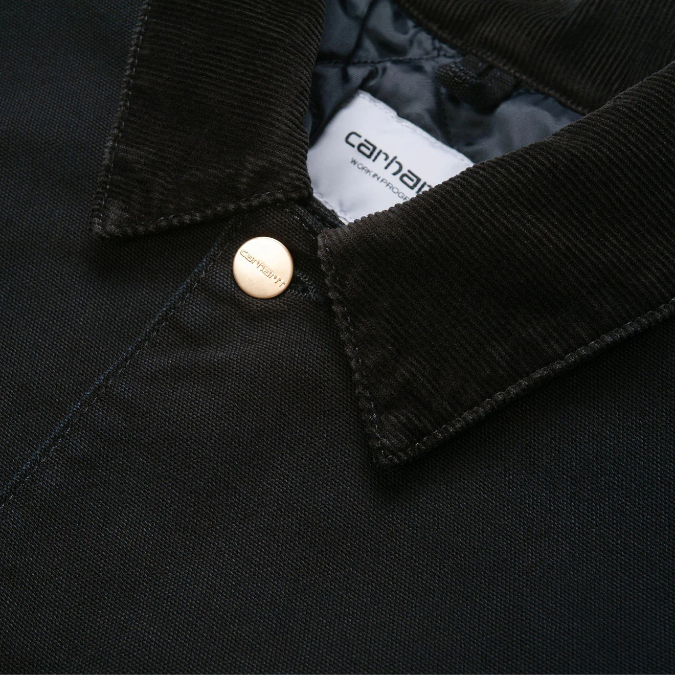 Carhartt WIP OG Chore Coat Black / Black Aged Canvas - Image 4