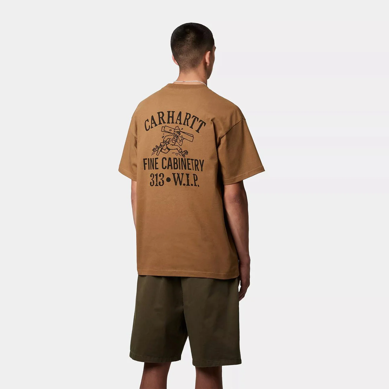 Carhartt WIP S/S Cabinetry T-Shirt Hamilton Brown / Black - Image 4
