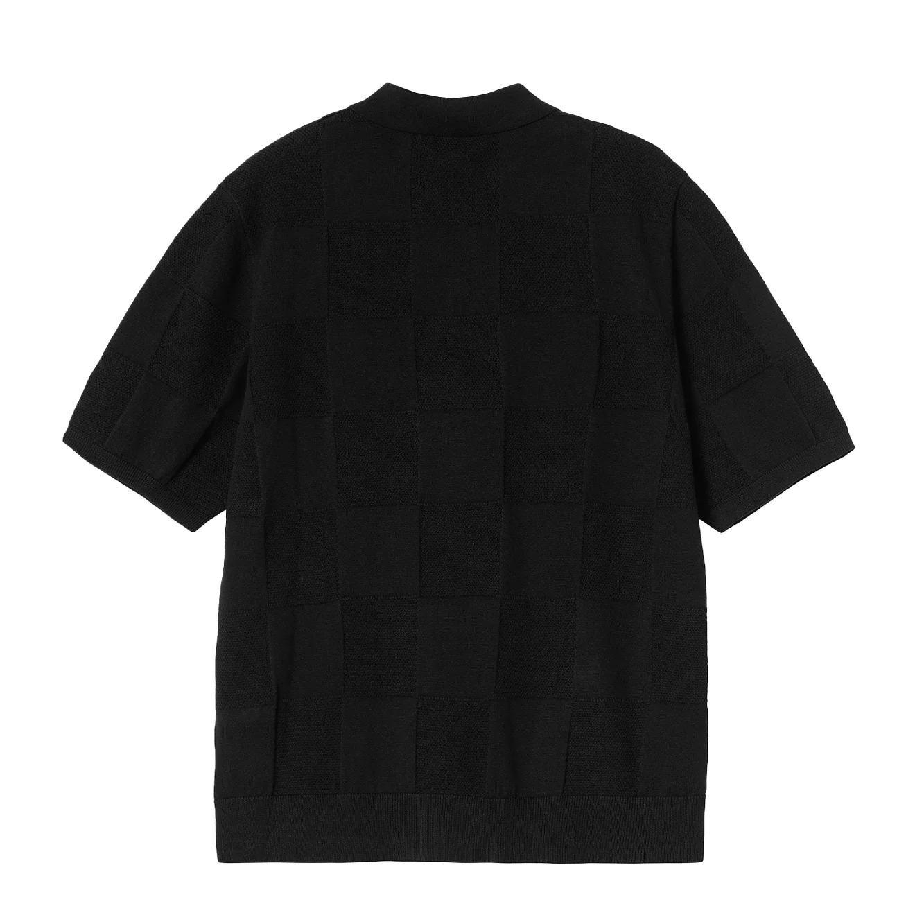 Carhartt WIP S/S Checker Polo Black - Image 2