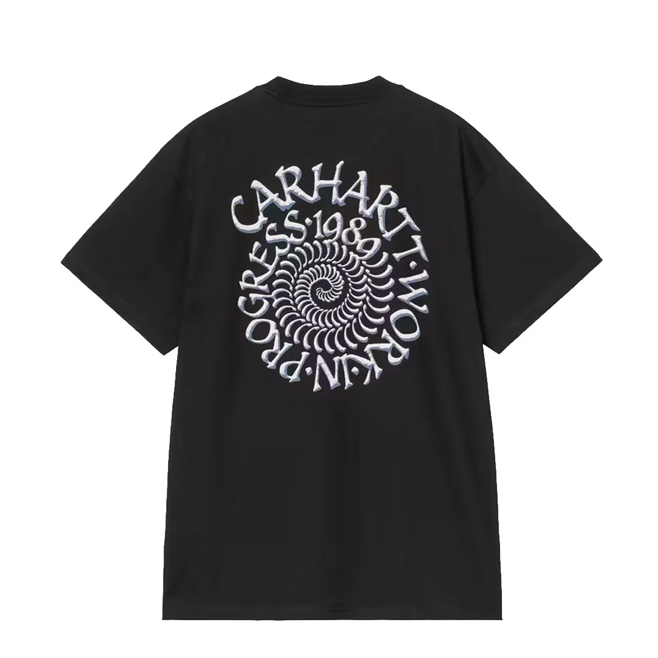Carhartt WIP S/S Spirals T-Shirt Black - Image 2