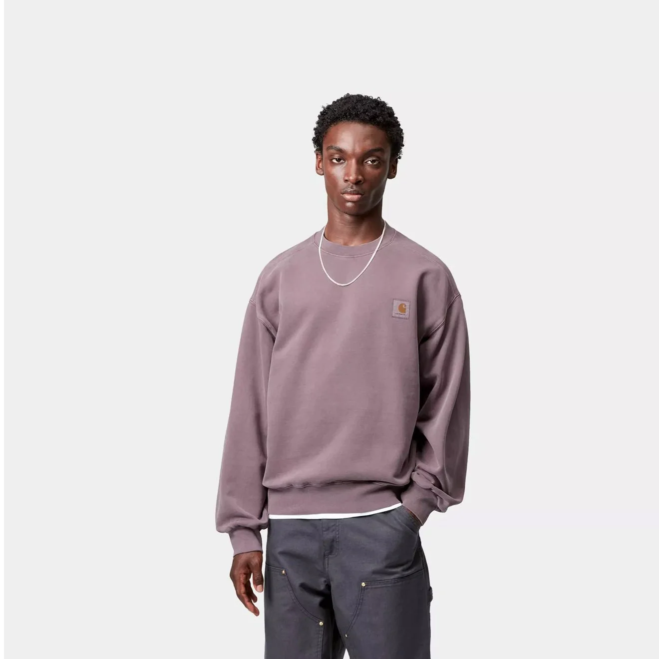 Carhartt WIP Vista Sweat Phlox Garment Dyed - Image 3