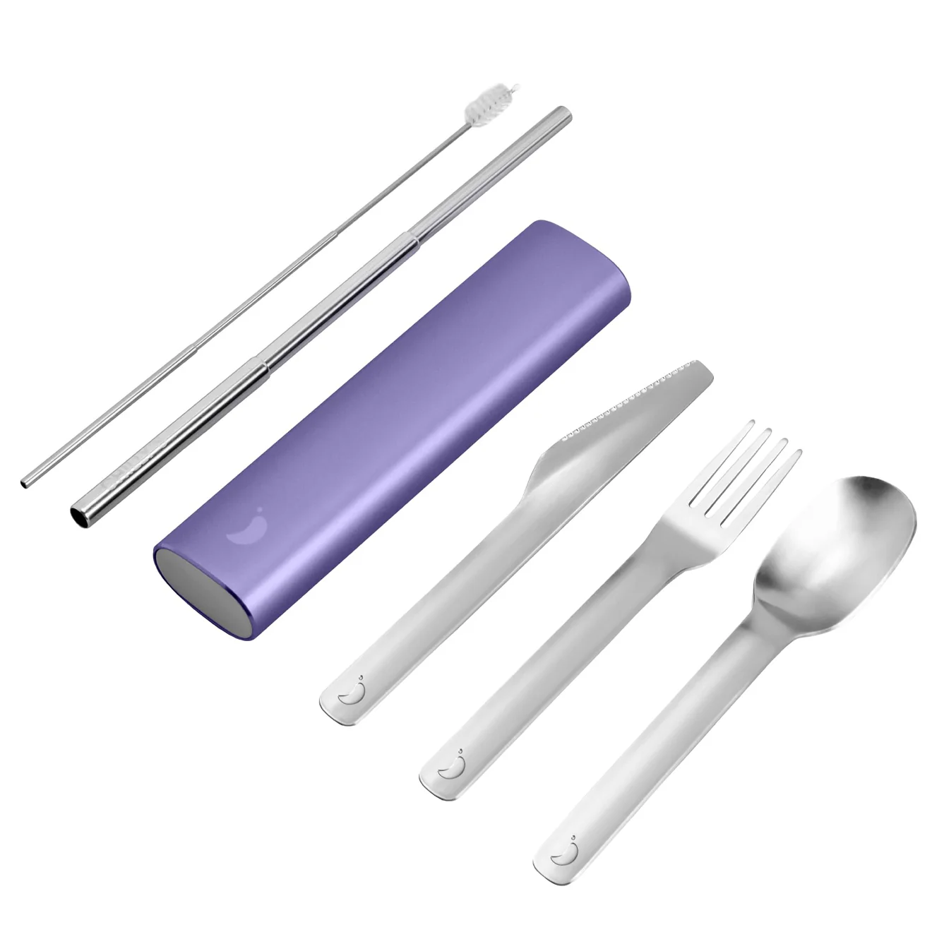 Chillys Cutlery Set Matte Metallic Lavender - Image 2