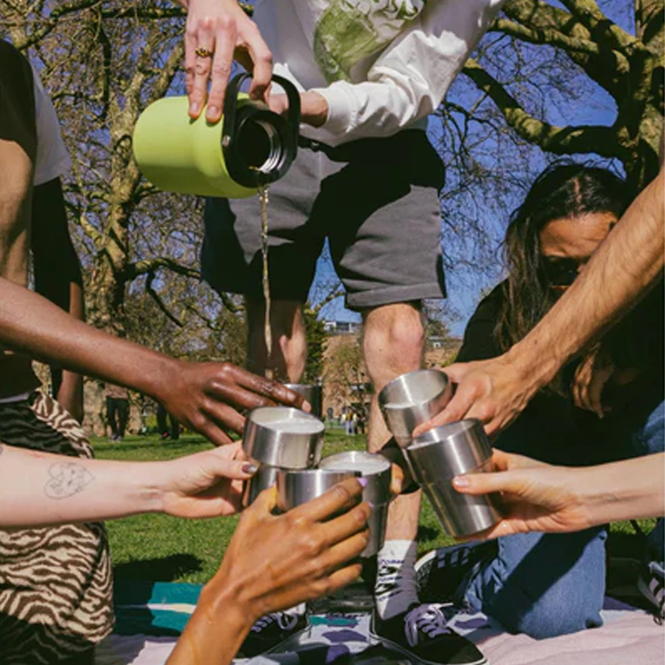 Chillys Stackable Cups Set of 4 300ml Stainless Steel - Image 4