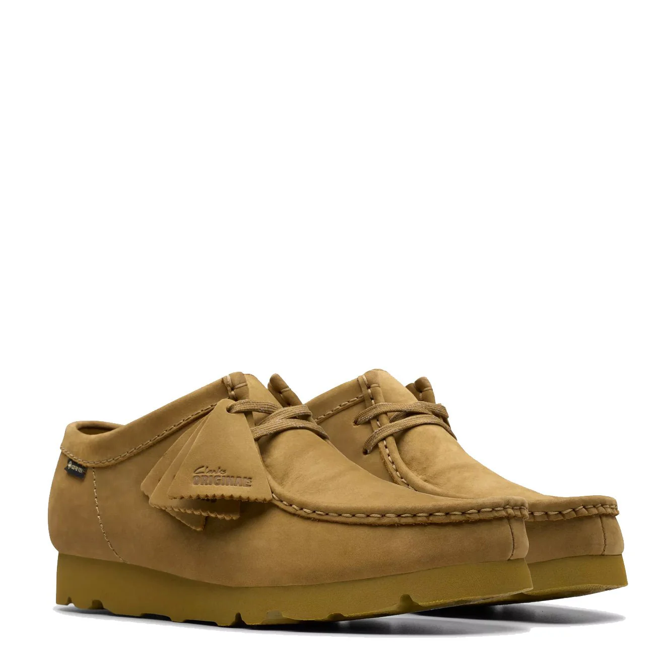 Clarks Originals Wallabee GTX Shoe Oakmoss Nubuck - Image 3