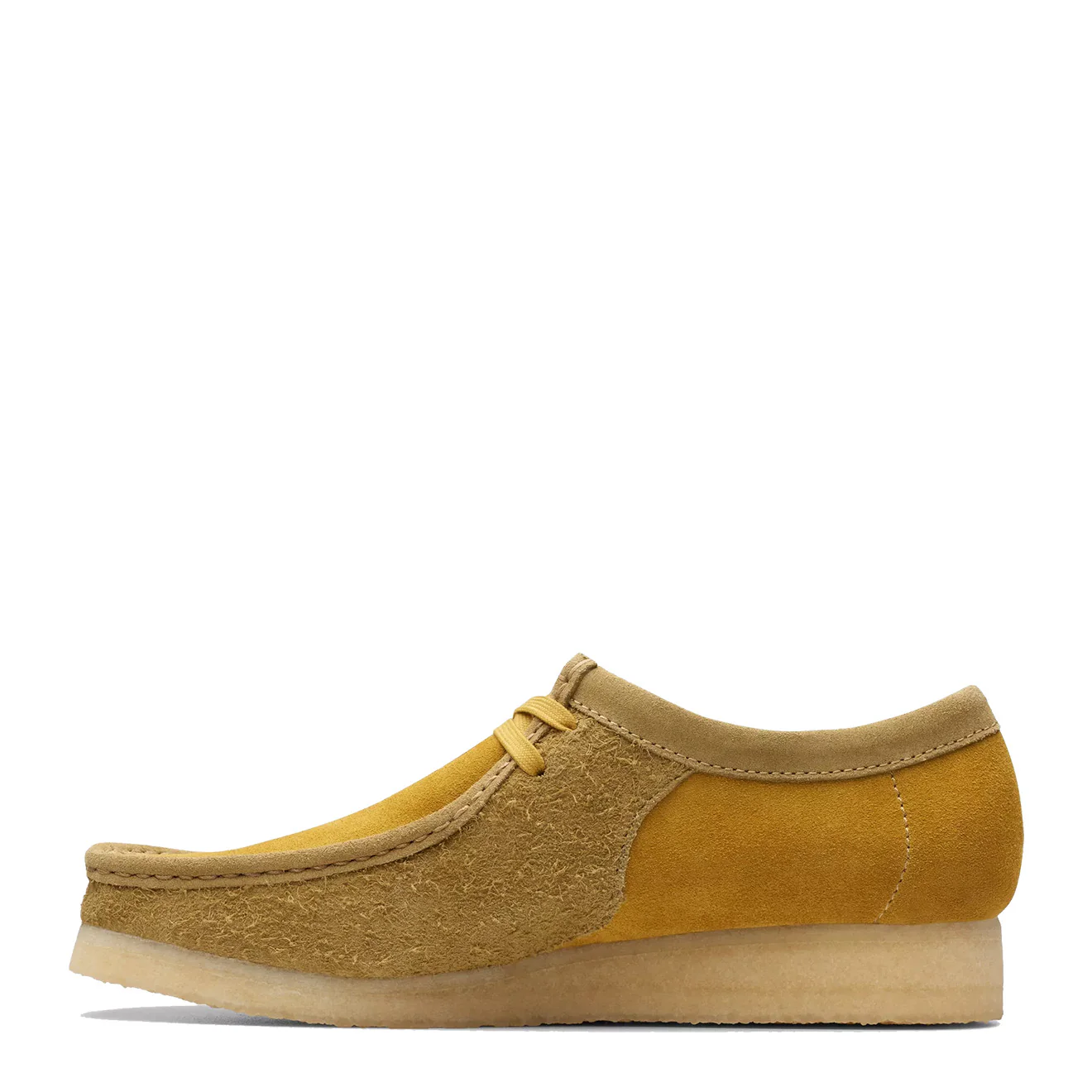 Clarks Originals Wallabee Shoe Olive Combination - Image 2